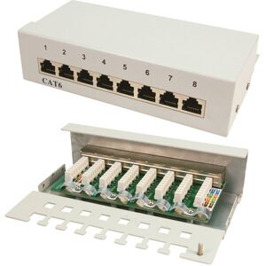 LogiLink® NP0016A Patch Panel Desktop CAT6 8-Port Shielded LogiLink® NP0016A Patch Panel Desktop CAT6 8-Port Shielded