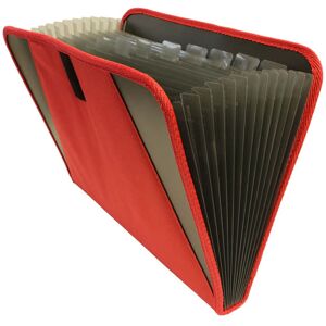 Cathedral Products EXPFABRD 13 Pocket Fabric Expanding File Red Cathedral Products EXPFABRD 13 Pocket Fabric Expanding File Red