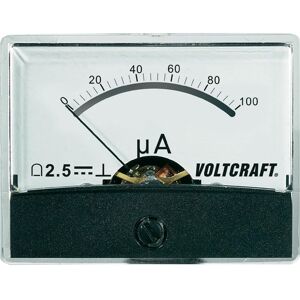 Voltcraft AM-60X46/100uA/DC Analogue Panel Meter Voltcraft AM-60X46/100uA/DC Analogue Panel Meter