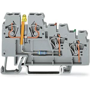 WAGO 270-585/281-507 Actuator -ve LED 3-Cndtr. Terminal Block Grey... WAGO 270-585/281-507 Actuator -ve LED 3-Cndtr. Terminal Block Grey...