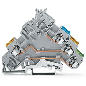 WAGO 280-572/281-411 Grey 5mm Actuator Terminal Block - Voltage 400V WAGO 280-572/281-411 Grey 5mm Actuator Terminal Block - Voltage 400V