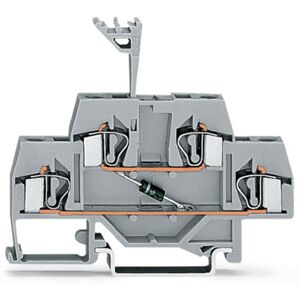 WAGO 281-633/281-411 6mm Double Deck 1 Diode 250V Trm. Block Grey ... WAGO 281-633/281-411 6mm Double Deck 1 Diode 250V Trm. Block Grey ...