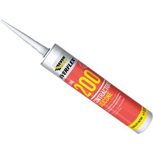 Everbuild 200BK Contractors Silicone Sealant 295ml Black 200 Everbuild 200BK Contractors Silicone Sealant 295ml Black 200