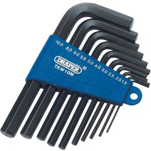 Draper 33687 10 Piece Metric Hexagon Key Set In A Plastic Storage ... Draper 33687 10 Piece Metric Hexagon Key Set In A Plastic Storage ...