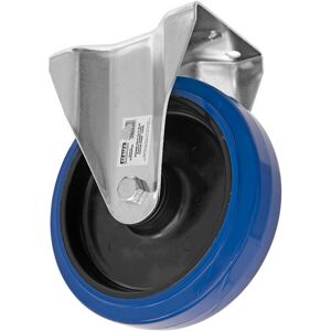 Sealey SCW3200FPEM Heavy-Duty Blue Elastic Rubber Fixed Castor Whe... Sealey SCW3200FPEM Heavy-Duty Blue Elastic Rubber Fixed Castor Whe...