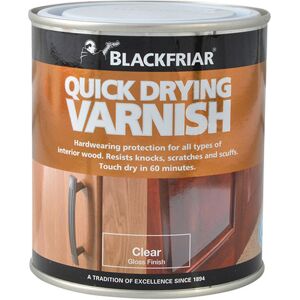 Blackfriar Blackfriar Duratough Interior Varnish - Clear Gloss - 250ml Blackfriar Blackfriar Duratough Interior Varnish - Clear Gloss - 250ml