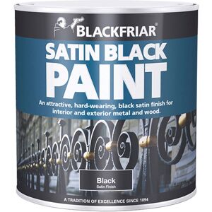 Blackfriar BF0520003F1 Satin Black Paint 250ml Blackfriar BF0520003F1 Satin Black Paint 250ml