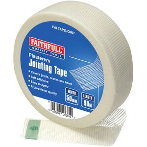 Faithfull 08045090TB PT1-50 Plasterer's Joint Tape 50mm x 90m Faithfull 08045090TB PT1-50 Plasterer's Joint Tape 50mm x 90m