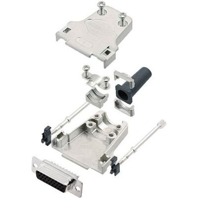 Amphenol L17DTZK15+L77HDA26S - D-Sub Connector Set - 26 Poles - Silver Amphenol L17DTZK15+L77HDA26S - D-Sub Connector Set - 26 Poles - Silver