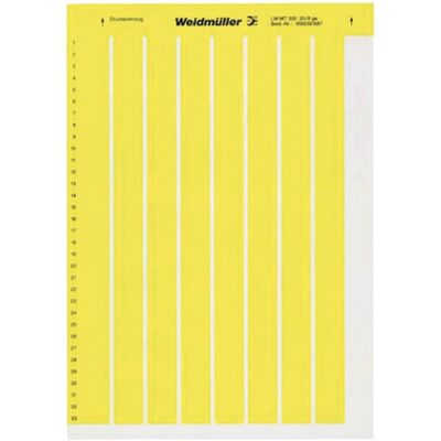 Weidmüller 1724151687-1 LM MT300 - LaserMark Label - Yellow Weidmüller 1724151687-1 LM MT300 - LaserMark Label - Yellow