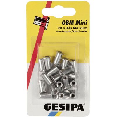 Gesipa M8 Blindnut - Steel, Countersunk Head, 20.5mm Gesipa M8 Blindnut - Steel, Countersunk Head, 20.5mm