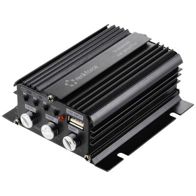 Renkforce RF-CMP-202 2-Channel Car Amplifier - Bluetooth/USB Audio, Volume/Bass/Treble Control Renkforce RF-CMP-202 2-Channel Car Amplifier - Bluetooth/USB Audio, Volume/Bass/Treble Control