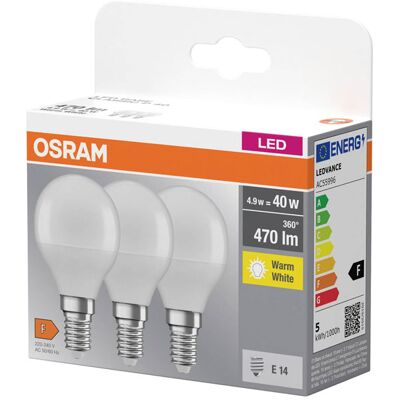 Osram Dalla Globe LED Bulb - Decorative Satin Finish - A Class Osram Dalla Globe LED Bulb - Decorative Satin Finish - A Class
