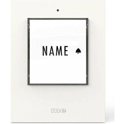 m-e modern-electronics m-e 41430 Bell Button Backlit Incl. Nameplate White for 1-Family House m-e modern-electronics m-e 41430 Bell Button Backlit Incl. Nameplate White for 1-Family House