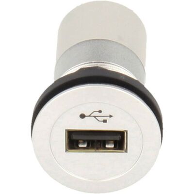 Schlegel USB Embed Connector - Blue LED, Durable, Easy Install - USB 2.0 Schlegel USB Embed Connector - Blue LED, Durable, Easy Install - USB 2.0