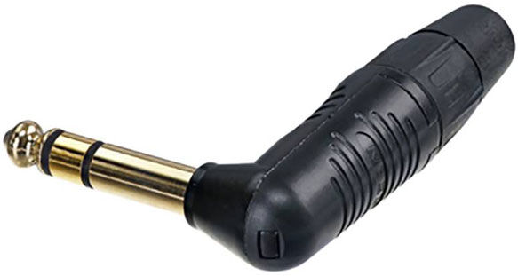 Rean RP3RC-B AV 6.35mm Audio Jack Plug 3 Pins 1pc