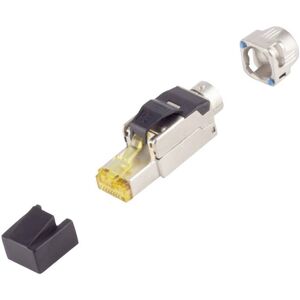 BKL Electronic Silver RJ-45 Connector - Ethernet connector, tool-free, Cat. 6A, STP BKL Electronic Silver RJ-45 Connector - Ethernet connector, tool-free, Cat. 6A, STP