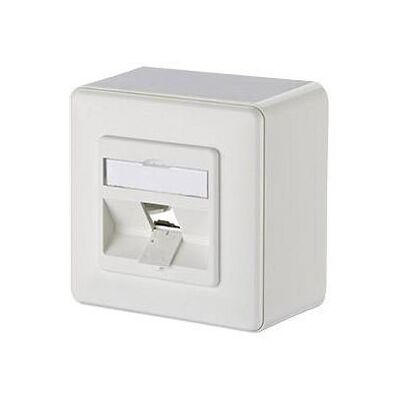 Metz Connect 130B10D10002-E Modular Network Outlet - White Metz Connect 130B10D10002-E Modular Network Outlet - White