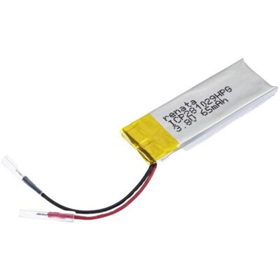 Renata ICP281029HPG Lithium-Polymer Battery - 68 mAh Renata ICP281029HPG Lithium-Polymer Battery - 68 mAh