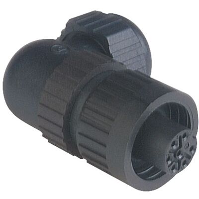 Hirschmann 934 131-100-1 Industrial Power Connector - 6 Poles, Black Hirschmann 934 131-100-1 Industrial Power Connector - 6 Poles, Black