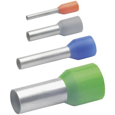 Klauke 7625V Copper End Cap 10mm² Silver - 100 pcs Klauke 7625V Copper End Cap 10mm² Silver - 100 pcs