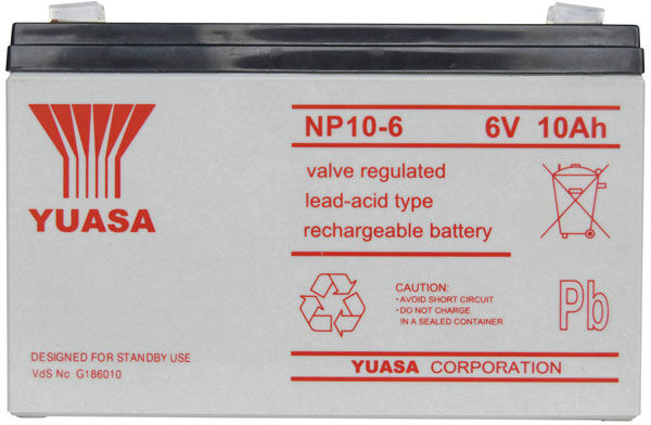 Yuasa NPW45-12 VRLA Battery 12V 8.5Ah 151x97.5x65mm Maintenance-Free