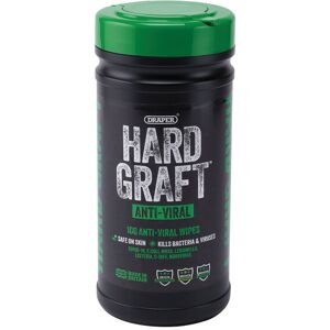 Draper 12437 Hard Graft Anti-Viral Wipes (Tub of 100) Draper 12437 Hard Graft Anti-Viral Wipes (Tub of 100)