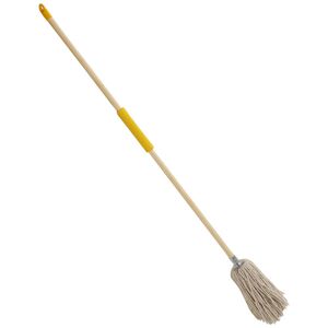Bulldozer HQ.PY14/F4 Cotton Mop And Soft Grip Wooden Handle Bulldozer HQ.PY14/F4 Cotton Mop And Soft Grip Wooden Handle