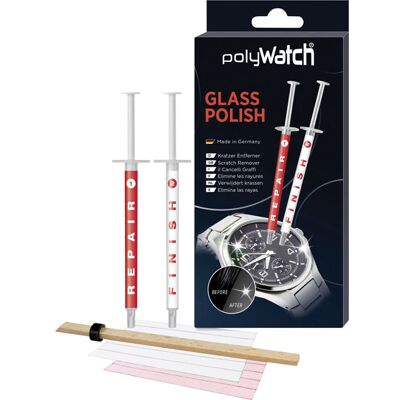 PolyWatch 00024 Glass Cleaner 1piece Effective Glass Scratch Remover PolyWatch 00024 Glass Cleaner 1piece Effective Glass Scratch Remover