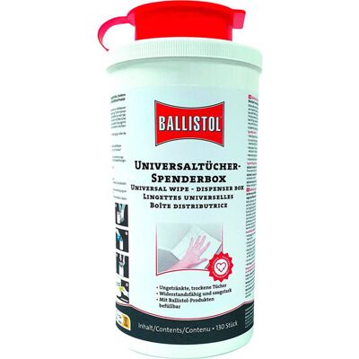 Ballistol - Dispenser box with 130 dry towels - Dispenser Ballistol - Dispenser box with 130 dry towels - Dispenser