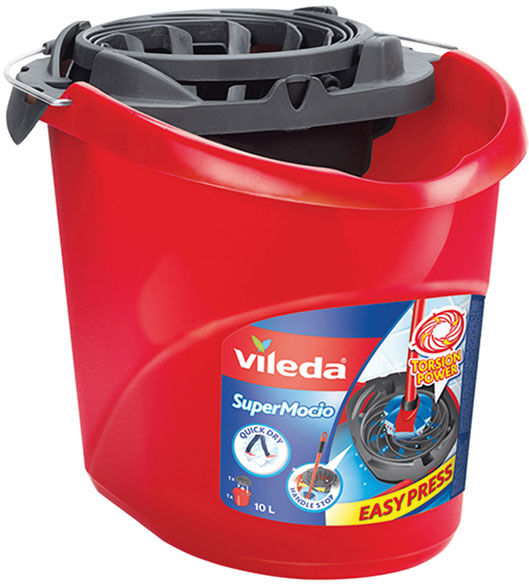Vileda 152391 SuperMocio Bucket & Torsion Wringer
