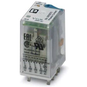 Phoenix Contact 2907054 REL-IR4 24V DC 6A 4 changeover relay with ... Phoenix Contact 2907054 REL-IR4 24V DC 6A 4 changeover relay with ...