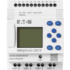 Eaton Easy-E4-Dc-12Tc1p Relay Control - Ethernet, 4 relays, 4 analog inputs Eaton Easy-E4-Dc-12Tc1p Relay Control - Ethernet, 4 relays, 4 analog inputs