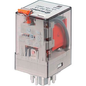Finder 60.13.9.060.0040 Power Relay - 10A, 3 Change-Over Contacts, Plug-In, UL Listed Finder 60.13.9.060.0040 Power Relay - 10A, 3 Change-Over Contacts, Plug-In, UL Listed