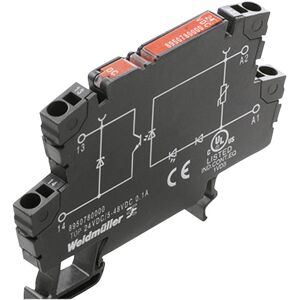 Weidmüller 1254880000 Solid State Relay - 24V DC Control - 4A Load - Compact Automation Weidmüller 1254880000 Solid State Relay - 24V DC Control - 4A Load - Compact Automation