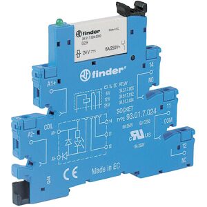 Finder 38.51.7.024.5050 Relay Module - 24V DC, 6A, Screw Terminals Finder 38.51.7.024.5050 Relay Module - 24V DC, 6A, Screw Terminals