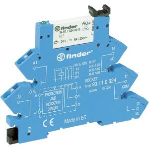 Finder 38.61.7.024.0050 Relay Module - 6A SPDT 24V DC Finder 38.61.7.024.0050 Relay Module - 6A SPDT 24V DC