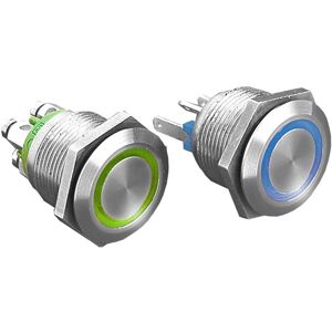 Bulgin Mpi002/term/gn Vandal-resistant switch - 24V DC - Green Bulgin Mpi002/term/gn Vandal-resistant switch - 24V DC - Green