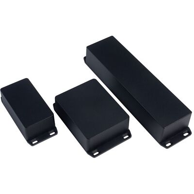Hammond 1590AFLBK Diecast Enclosure - Flanged Lid - Black Hammond 1590AFLBK Diecast Enclosure - Flanged Lid - Black