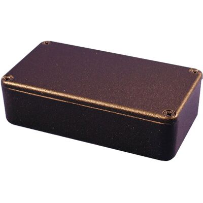 Hammond 1590QBK Diecast Enclosure - Black - 120x120x34mm Hammond 1590QBK Diecast Enclosure - Black - 120x120x34mm
