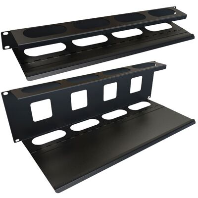 Hammond Electronics PCMDD19005BK1 Hinged Cable Management - Black - 3U 483x64x133 mm Hammond Electronics PCMDD19005BK1 Hinged Cable Management - Black - 3U 483x64x133 mm