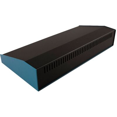 Hammond 1456KK4BKBU Enclosure - Sloped Aluminium 264x254x107mm Hammond 1456KK4BKBU Enclosure - Sloped Aluminium 264x254x107mm