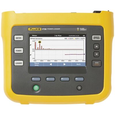 Fluke 1736/B Power Logger - 3-phase Data Logger, Energy Quality Analysis Fluke 1736/B Power Logger - 3-phase Data Logger, Energy Quality Analysis