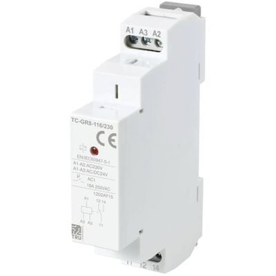 TruComponents TC-GR8-116/230 - Surface Switch - 1 CO - Non-Illuminated TruComponents TC-GR8-116/230 - Surface Switch - 1 CO - Non-Illuminated