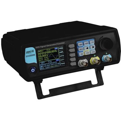 Joy-it JT-JDS6600-B Signal Generator - 2 channels - 0-60MHz - 24" TFT Joy-it JT-JDS6600-B Signal Generator - 2 channels - 0-60MHz - 24" TFT