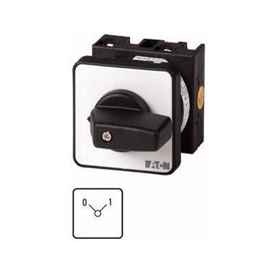 Eaton T0-3-15475/E Switch - 5 Contacts, 690 V, 20 A, IP65, 90° Latching Eaton T0-3-15475/E Switch - 5 Contacts, 690 V, 20 A, IP65, 90° Latching