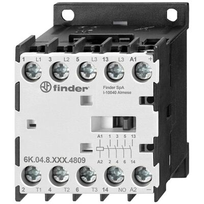Finder 6K.13.8.024.4324 industrial Relay 3NO 24A 11kW 24VAC IP20 Finder 6K.13.8.024.4324 industrial Relay 3NO 24A 11kW 24VAC IP20