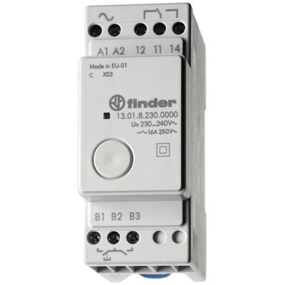 Finder DIN Rail Contactor Relay - 24V, 2 NO, 4000 VA Finder DIN Rail Contactor Relay - 24V, 2 NO, 4000 VA
