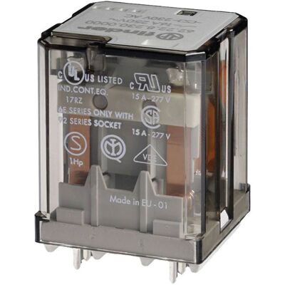 Finder 56.32.8.230.4040 Relay - 230 V AC, 12 A, 2 changeover contacts Finder 56.32.8.230.4040 Relay - 230 V AC, 12 A, 2 changeover contacts