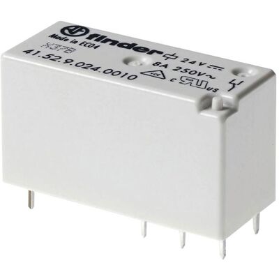 Finder 41.52.9.024.5011 PCB Relay 24V 8A 2 Changeover Finder 41.52.9.024.5011 PCB Relay 24V 8A 2 Changeover